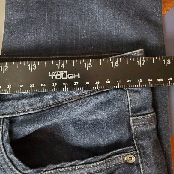 Democracy Ab Technology Skinny Ankle Jeans Women 14 Dark Wash High Rise Slimming - Picture 4 of 11